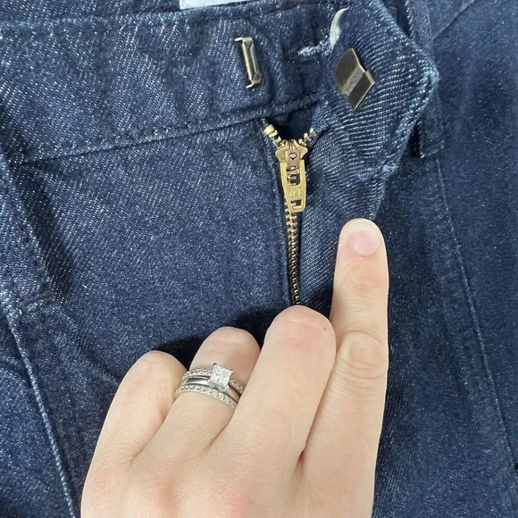 FRAME Denim Women’s 26 Flare High Rise Wide Leg Jeans Slimming Modern Retro Bell - Picture 8 of 16